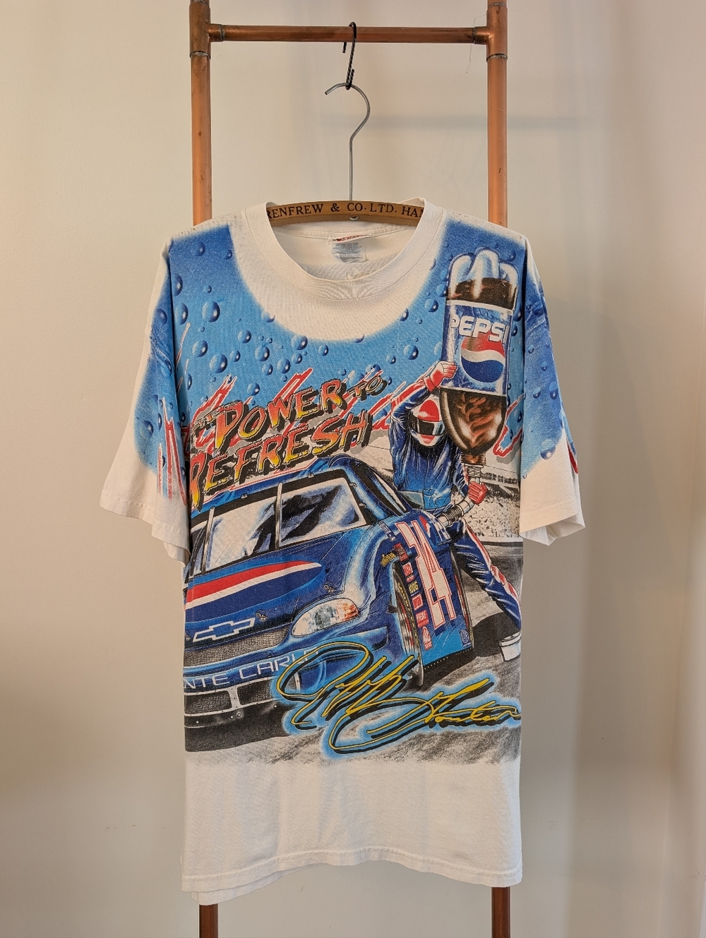 *ULTRA RARE* - NASCAR Pepsi Racing Graphic Tee - ALL OVER PRINT
